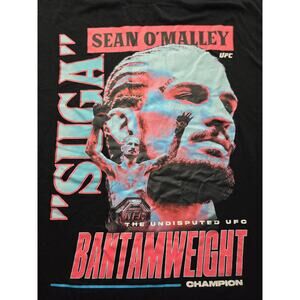 NEW XXL Sean O'Malley 'Suga' Bantamweight Champ Tee UFC Licensed Black